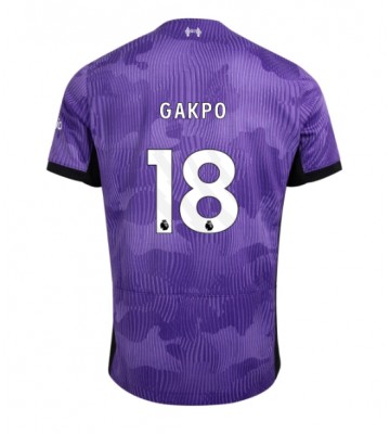 Maillot de foot Liverpool Cody Gakpo #18 Troisième 2023-24 Manches Courte